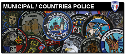 Municipal and Countries POLICE embroidery and 3D PVC Patches