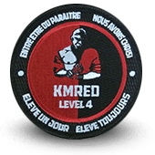 patche embroidery KRAV MAGA - KMRED