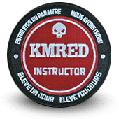 patche embroidery KRAV MAGA - KMRED