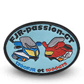 embroidery patche FJR MOTO