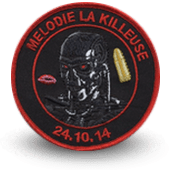 Embroidery patche Stand de Tir