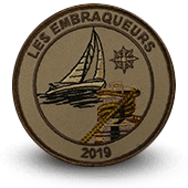 embroidery patche Voile navigation
