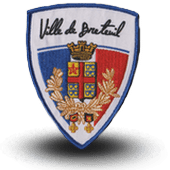 City, municipal police embroidery patche breteuil