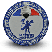 City, municipal police embroidery patche LE TOUQUET