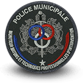 City, municipal police embroidery patche MBTPI