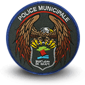 City, municipal police embroidery patche