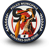 PVC city police patche ASNIERES SUR SEINE