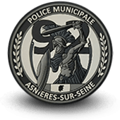 PVC city police patche ASNIERES SUR SEINE