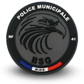 PVC city police patche BLOIS