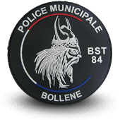 PVC city police patche bollene