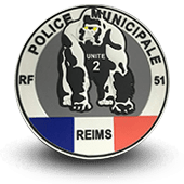 PVC city police patche reims
