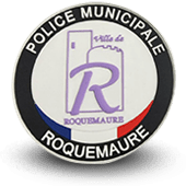 PVC city police patche roquemaure