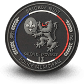 PVC city police patche SALON DE PROVENCE