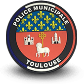 PVC city police patche toulouse