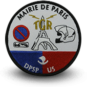City, municipal police embroidery patche DPSP US Mairie de Paris