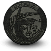 Embroidery patche DNRED Marseille DIRECTION OPERATIONS DOUANIERES
