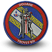 Embroidery patche BSI Troyes Customs
