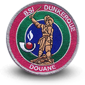 Embroidery patche Customs BSI Dunkerque