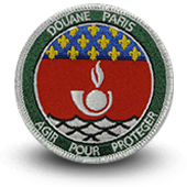 Embroidery patche Customs de PARIS