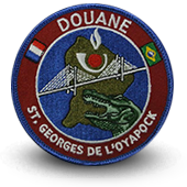 Embroidery patche Customs St Georges de l'Oyapock
