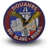 Embroidery patche CustomsS BSI BLANC-MESNIL