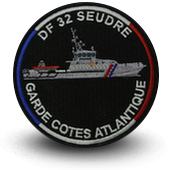 Embroidery patche gardes cotes atlantique douanes