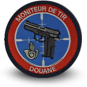 Embroidery patche Moniteur de Tir Customs