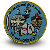 Embroidery patche Musée National des Customs BSI BORDEAUX