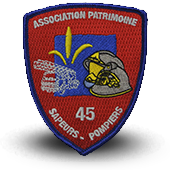 Embroidery patche Association patrimoine firefighters