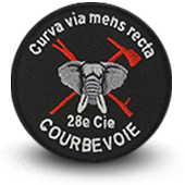 Embroidery patche firefighters Courbevoie