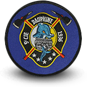 Patche firefighters-patche- fire Dauphine