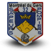 Patche firefighters-patche- fire Montréal du Gers