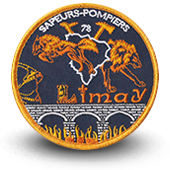 Embroidery patche firefighters Limay