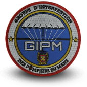 Embroidery patche GIPM Groupe d'intervention des firefighters du Mans