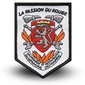 Embroidery patche la passion du rouge