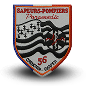 Embroidery patche Paramedic firefighters