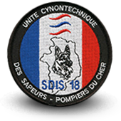 Embroidery patche Unité cynotechnique des firefighters