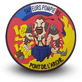 Patche PVC sapeur pompier