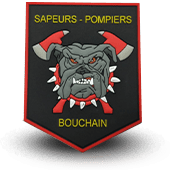 Patche PVC sapeur pompier bouchain