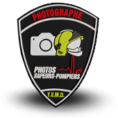 Ecusson PVC photographe firefighters