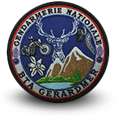 Gendarmerie Embroidery patche BTA GERARDMER