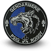 Gendarmerie Embroidery patche PSIG ROISSY