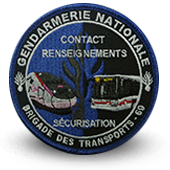 Gendarmerie Embroidery patche TRANSPORTS