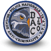 Police Embroidery patche BAC BRIGADE ANTI CRIMINALITE ANTONY