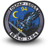 Police Embroidery patche BAC BRIGADE ANTI CRIMINALITE DEPARTEMENTALE 94