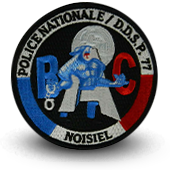 Police Embroidery patche BAC BRIGADE ANTI CRIMINALITE NOISIEL