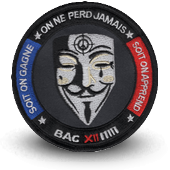 Police Embroidery patche BAC BRIGADE ANTI CRIMINALITE PARIS12