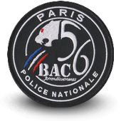 Police Embroidery patche BAC BRIGADE ANTI CRIMINALITE PARIS5