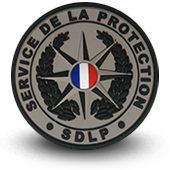 PVC Patche SDLP POLICE SERVICE DE LA PROTECTION