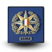 PVC Patche SDLP POLICE SERVICE DE LA PROTECTION